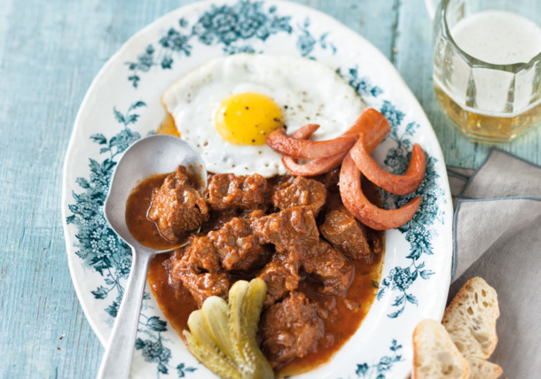     The Fiakergulasch is a traditional Viennese meal with Hungarian roots 